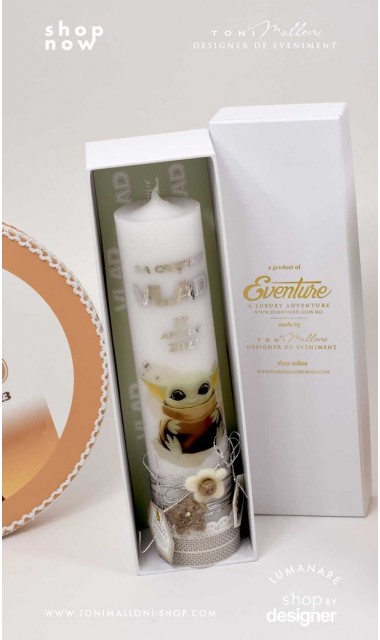 Trusou botez baieti personalizat cu Baby Yoda 5